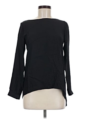 Club Monaco Long Sleeve Silk Top (view 1)