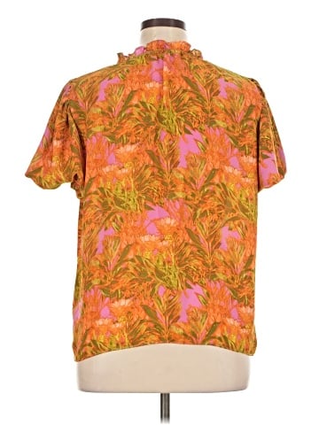 Rose + Olive Short Sleeve Blouse (view 2)