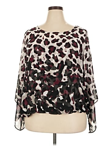 Alfani 3/4 Sleeve Blouse (view 2)