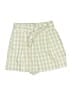 Zara Checkered-gingham Yellow Shorts Size S - photo 1