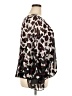Alfani 100% Polyester Animal Print Black 3/4 Sleeve Blouse Size 2X - photo 5
