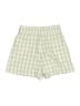 Zara Checkered-gingham Yellow Shorts Size S - photo 2