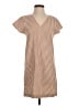 Madewell Stripes Tan Button-Back Easy Dress in Stripe Size XXS - photo 1