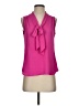 H&M 100% Polyester Pink Sleeveless Blouse Size 6 - photo 1
