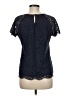 Solitaire Black Short Sleeve Top Size M - photo 2