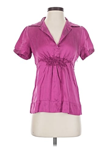 BCBGMAXAZRIA Short Sleeve Blouse (view 1)