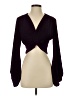 Zara Purple Long Sleeve Blouse Size XS - photo 1