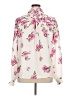 J by Joie 100% Polyester Floral Ivory Long Sleeve Blouse Size XL - photo 2