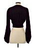 Zara Purple Long Sleeve Blouse Size XS - photo 2
