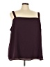 Catherines 100% Polyester Burgundy Sleeveless Blouse Size 30W - photo 1