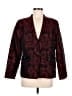 Chico's Paisley Burgundy Blazer Size M - photo 1