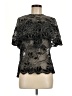 Zara Black Short Sleeve Blouse Size M - photo 1