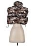Akira 100% Polyester Camo Brown Faux Fur Vest Size S - photo 2
