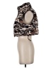 Akira 100% Polyester Camo Brown Faux Fur Vest Size S - photo 5