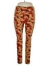 Lularoe Print Orange Leggings Size 1X (Tall & Curvy) - photo 1
