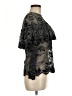 Zara Black Short Sleeve Blouse Size M - photo 4