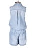 Bella Dahl 100% Tencel Solid Blue Romper Size XS - photo 2