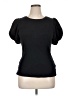 1.State 100% Cotton Black Short Sleeve Turtleneck Size XL - photo 1