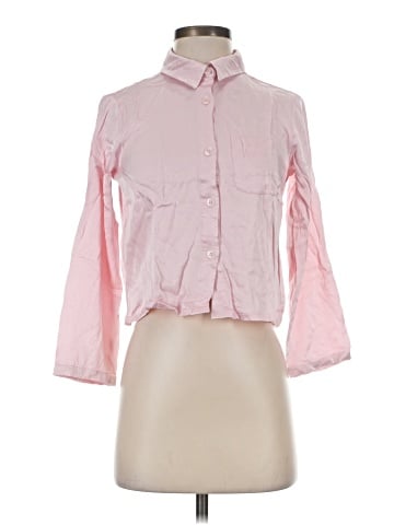 Forever 21 3/4 Sleeve Button-Down Shirt (view 1)