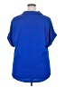 Timeson 100% Polyester Blue Short Sleeve Blouse Size XXL - photo 2