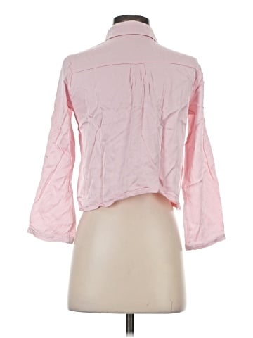 Forever 21 3/4 Sleeve Button-Down Shirt (view 2)