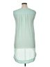 H&M 100% Polyester Green Sleeveless Blouse Size 14 - photo 2