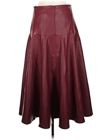 Zara Faux Leather Skirt (view 2)