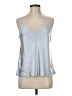 Soma 100% Polyester Silver Sleeveless Blouse Size M - photo 1