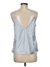 Soma 100% Polyester Silver Sleeveless Blouse Size M - photo 2