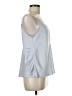 Soma 100% Polyester Silver Sleeveless Blouse Size M - photo 4