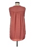 Alfani 100% Polyester Orange Sleeveless Blouse Size M - photo 2