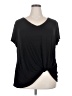Nine Britton Black Short Sleeve Top Size 2X - photo 1