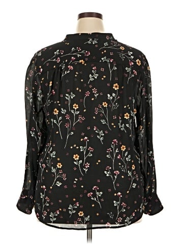 Faded Glory Long Sleeve Blouse (view 2)