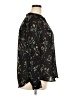 Faded Glory 100% Polyester Floral Black Long Sleeve Blouse Size XXL - photo 4