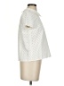 Bonpoint 100% Cotton Ivory Short Sleeve Blouse Size S - photo 4