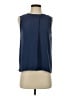 Uniqlo 100% Polyester Blue Sleeveless Blouse Size XS - photo 1