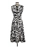 Calvin Klein Graphic Black Cocktail Dress Size 10 - photo 2