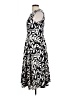 Calvin Klein Graphic Black Cocktail Dress Size 10 - photo 5