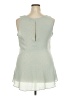 Ann Taylor Green Sleeveless Blouse Size 22 - photo 2