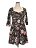 Bebop Paisley Black Casual Dress Size XL - photo 1
