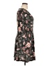 Bebop Paisley Black Casual Dress Size XL - photo 4