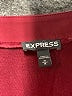 Express 100% Polyester Burgundy Short Sleeve Blouse Size M - photo 4