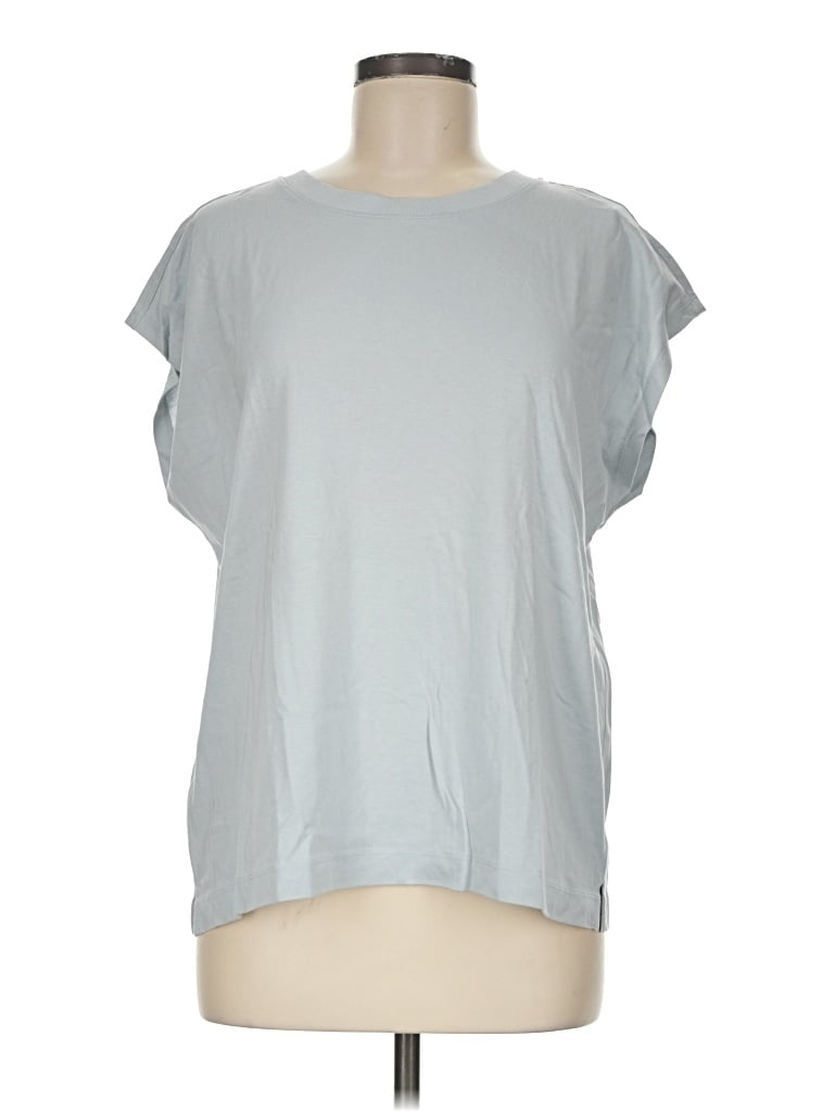 Ann Taylor Loft Sleeveless T-shirt In Gray