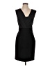 Ann Taylor LOFT 100% Polyester Solid Black Cocktail Dress Size 4 - photo 1
