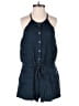 Lou & Grey Solid Blue Romper Size XS - photo 1