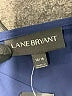 Lane Bryant 100% Polyester Blue 3/4 Sleeve Blouse Size 14 - 16 Plus - photo 7