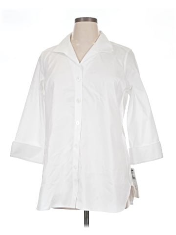 Foxcroft 3/4 Sleeve Button-Down Shirt (view 1)