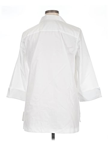 Foxcroft 3/4 Sleeve Button-Down Shirt (view 2)