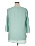 The Limited Outlet 100% Polyester Teal 3/4 Sleeve Blouse Size XL - photo 2