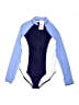 Lands' End Color Block Blue Rash Guard Size 6 - photo 1